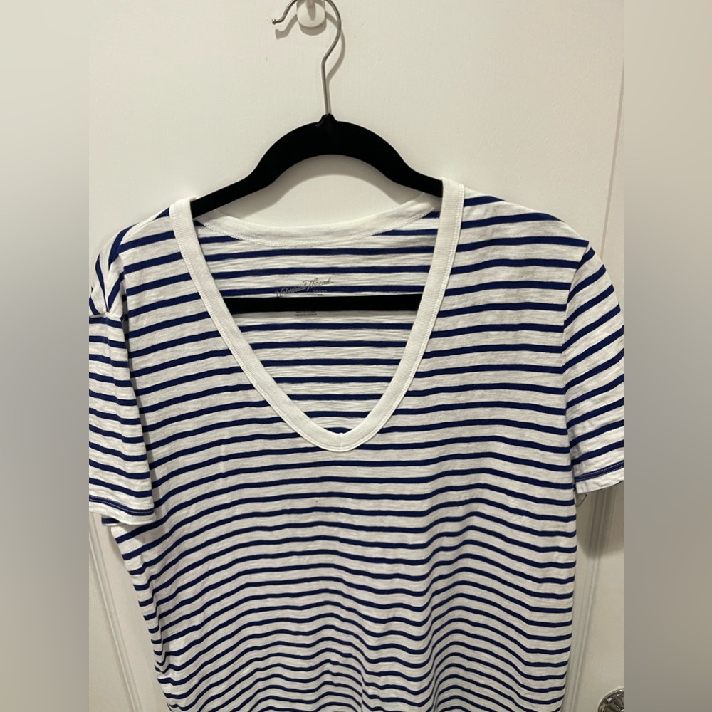 Universal thread Target dress xl blue white stripe - Picture 2 of 4